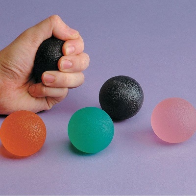 Set of 5 Gel Ball Hand Exercisers (Extra Soft - Extra Firm)